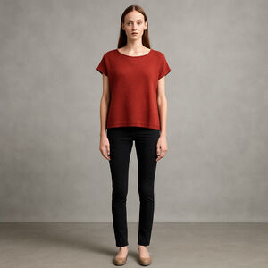 Matty M Blouse Size Small Wine Red